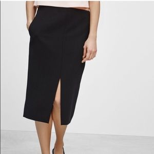 ARITZIA/ BABATON Gray whool pencil skirt
